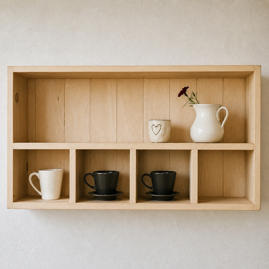 Sigrid — Scandinavian Open Compartment Wall Shelf