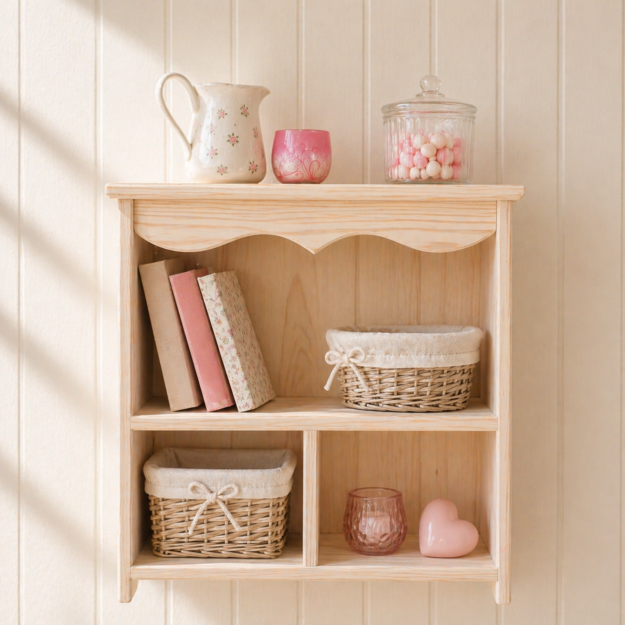 Madeleine — Cottage Wall Shelf Unit