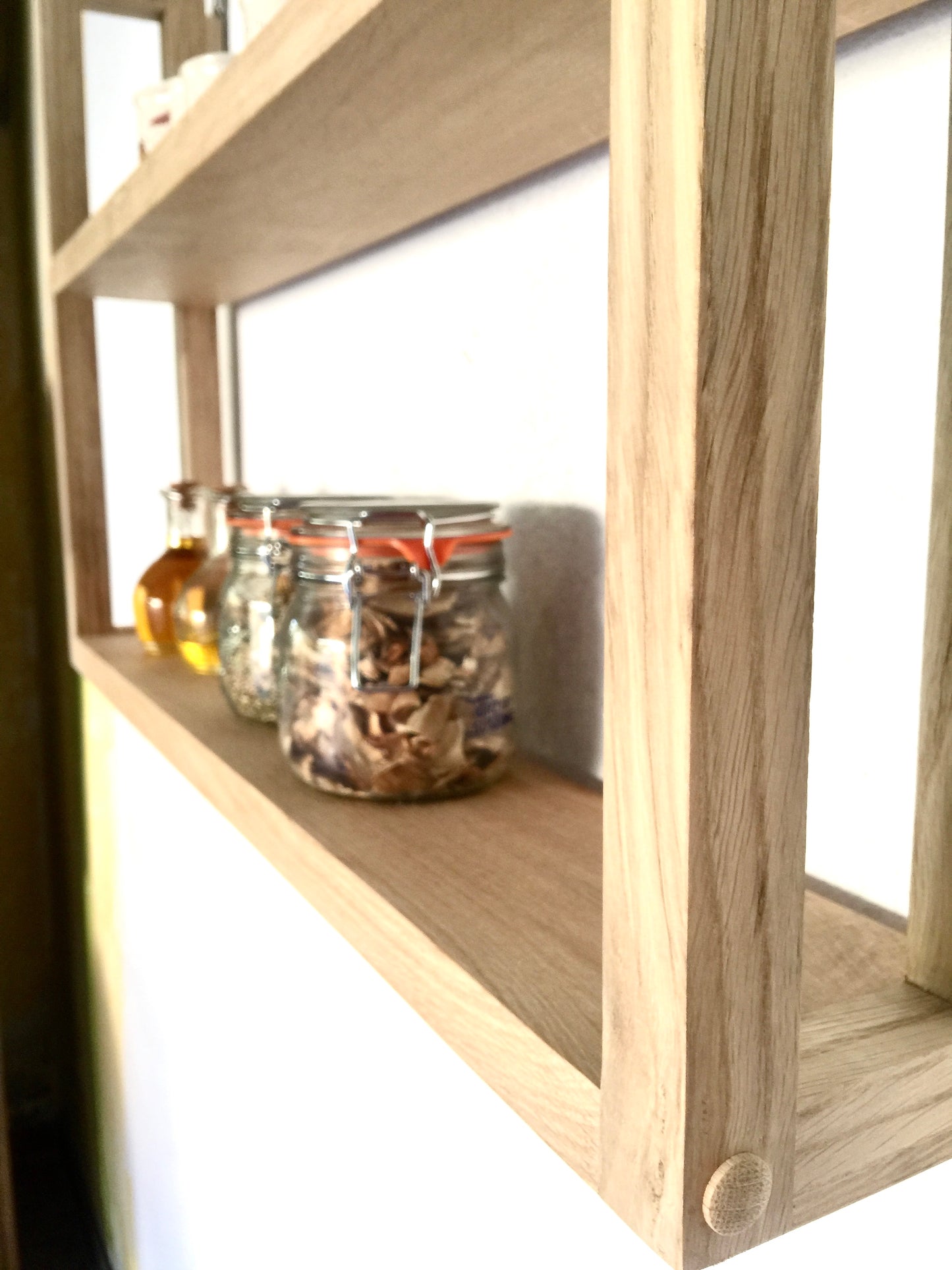 s10 Solid oak modern simply designed shelf