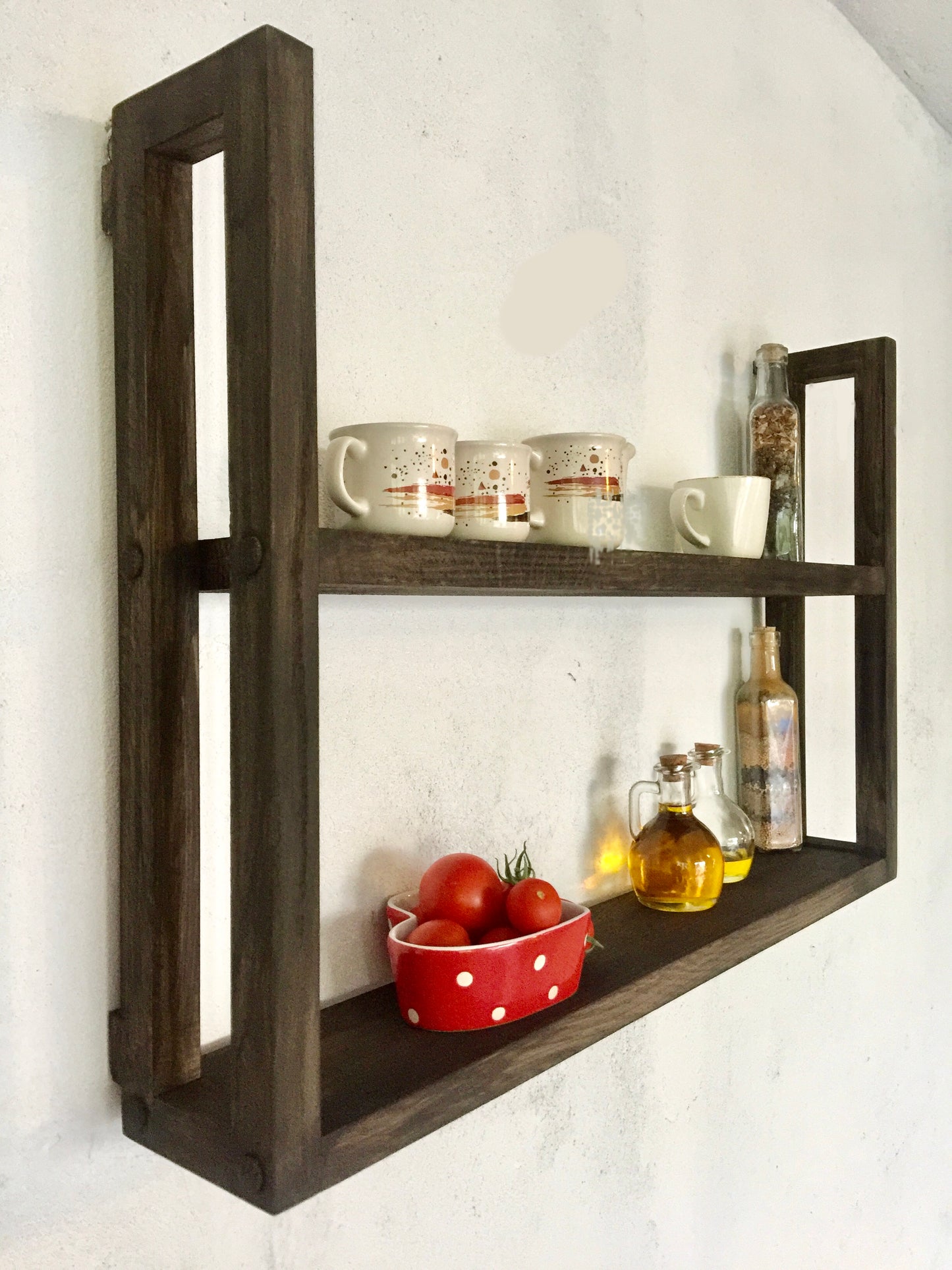 s10 Solid oak modern simply designed shelf