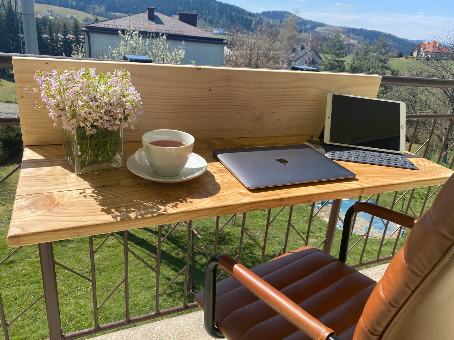 Bespoke Julie t5 Outdoor balcony desk/bar