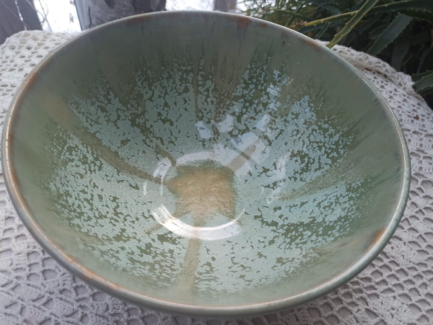 SAGE Set of four handmade ceramic bowls