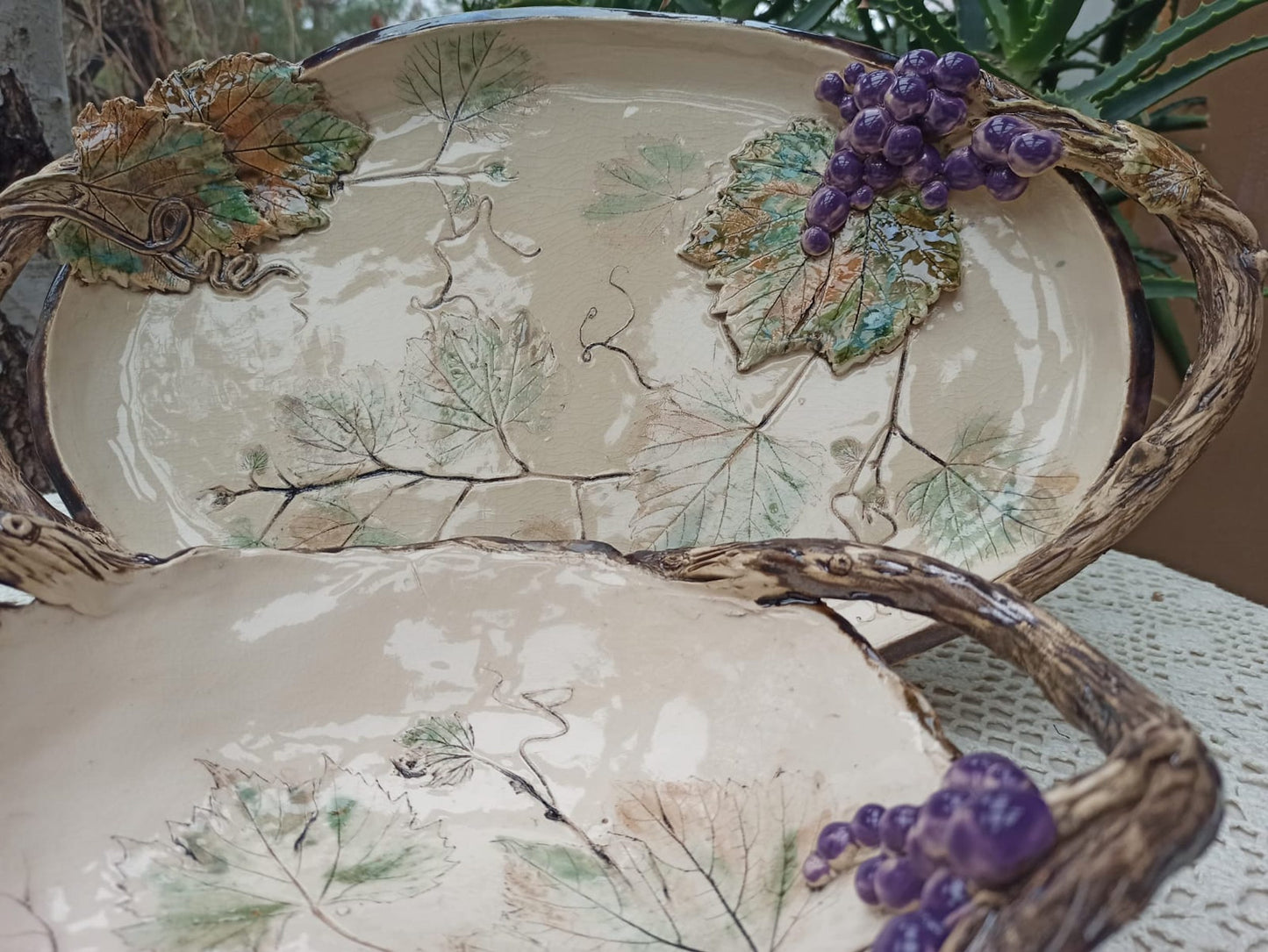 GRAPES  Handcrafted ceramic collection