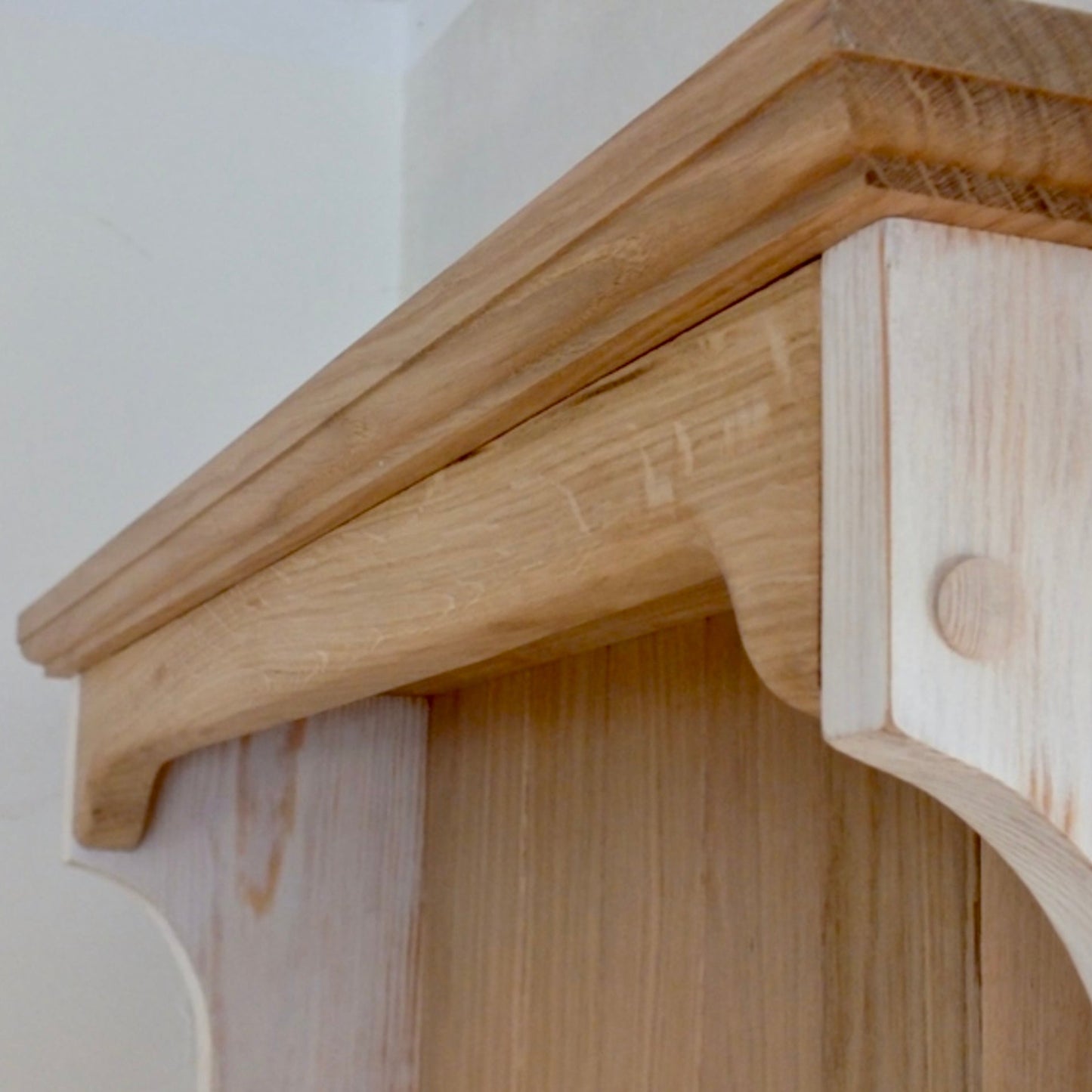 Edith — Two-Tone Wall Cabinet with Drawers