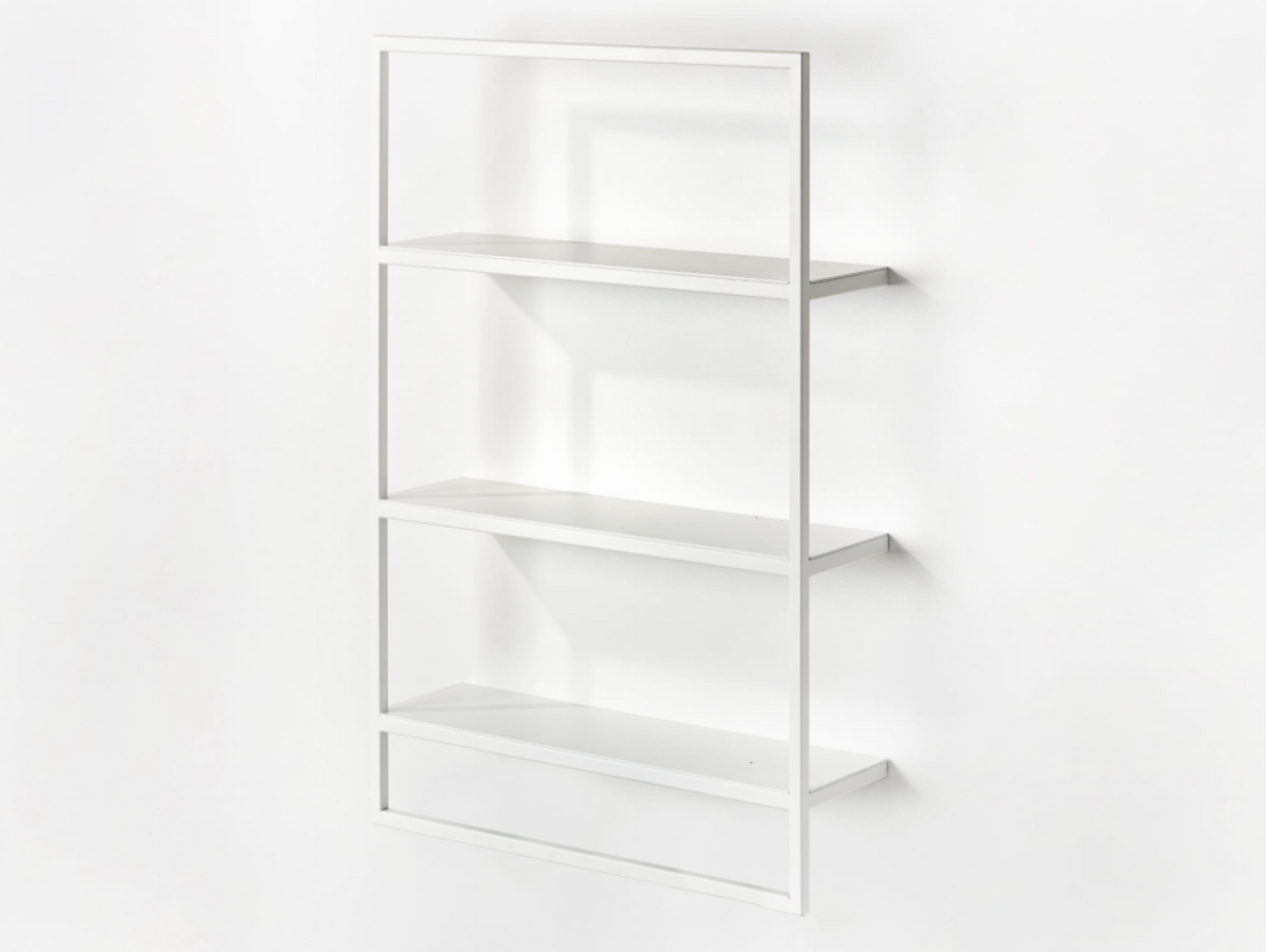 MARGO Metal bathroom shelf with towel bar