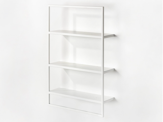 MARGO Metal bathroom shelf with towel bar