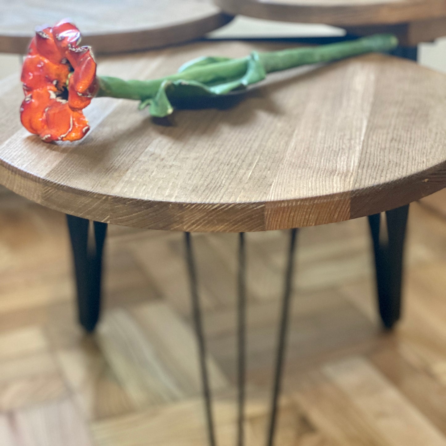 Zina — Round Nesting Coffee Table Set (3 Tops)
