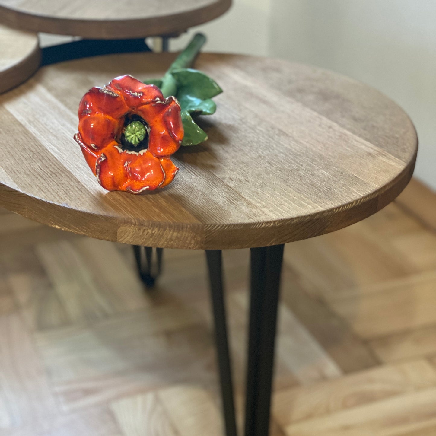 Zina — Round Nesting Coffee Table Set (3 Tops)