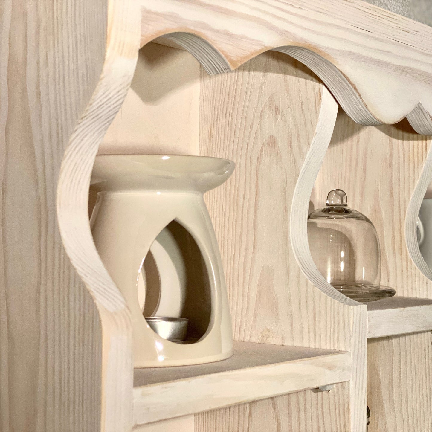 Giulia — Cottage Wall Cabinet with Drawers