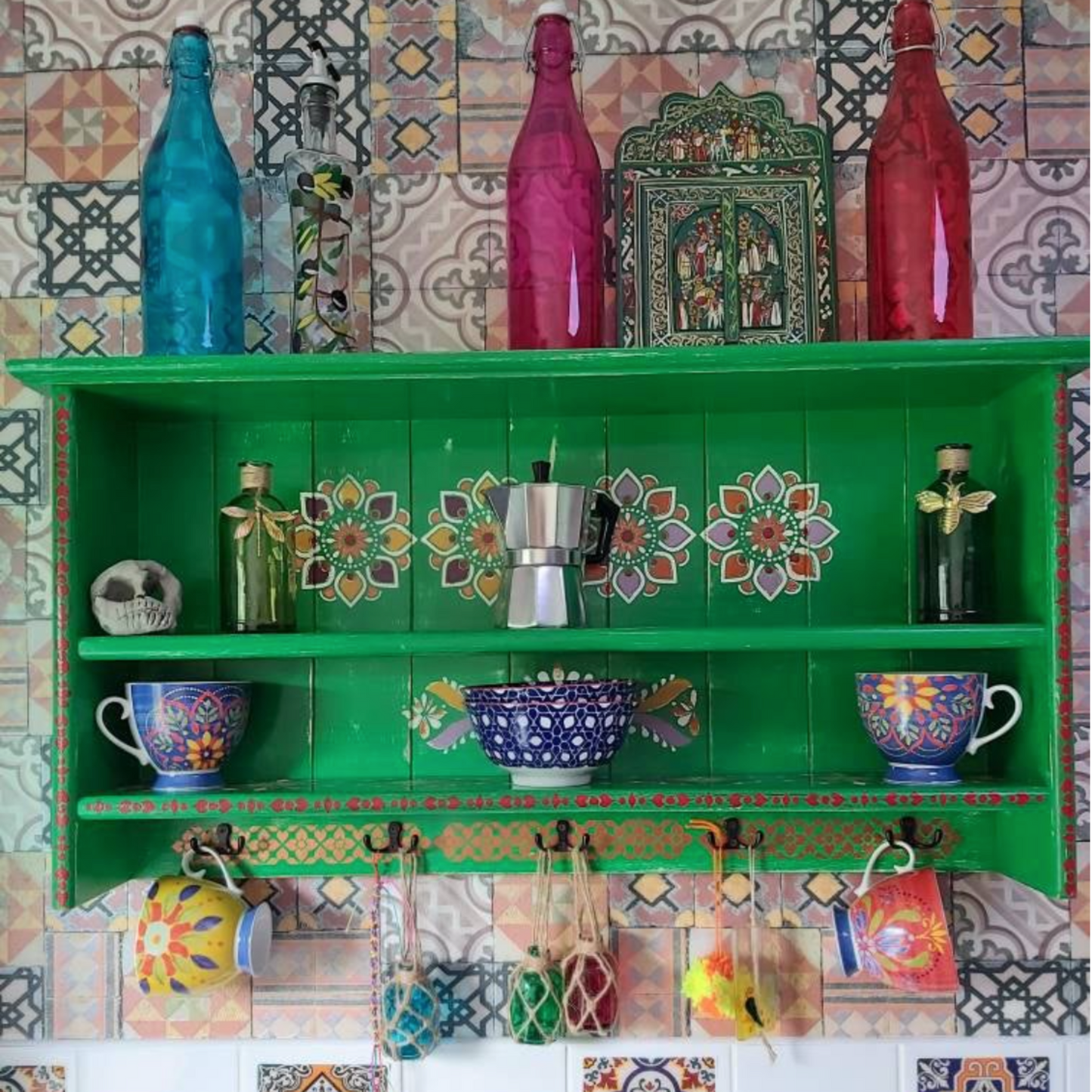 Asta — CUSTOM WERA Scandinavian Wall Shelf & Mug Rack